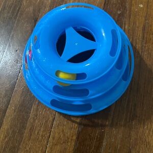 Vibrant Blue Stacking Rings for Kids